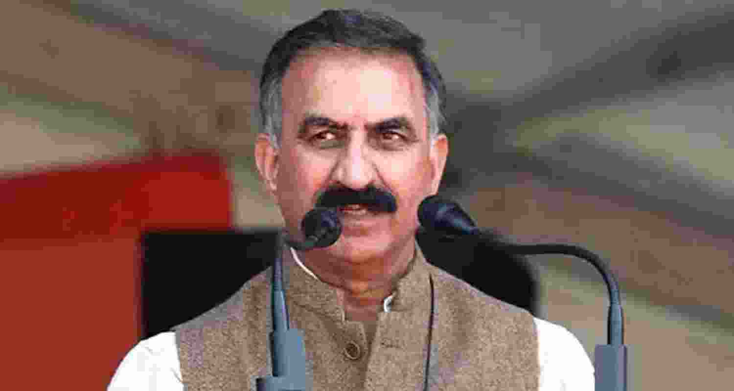 Himachal CM Sukhvinder Singh Sukhu. 
