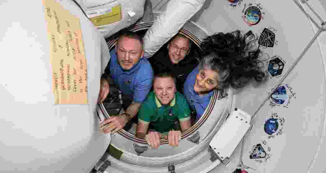 They will be accompanied by NASA astronaut Nick Hague and Russian cosmonaut Aleksandr Gorbunov. (Courtesy: NASA @Commercial_Crew)
