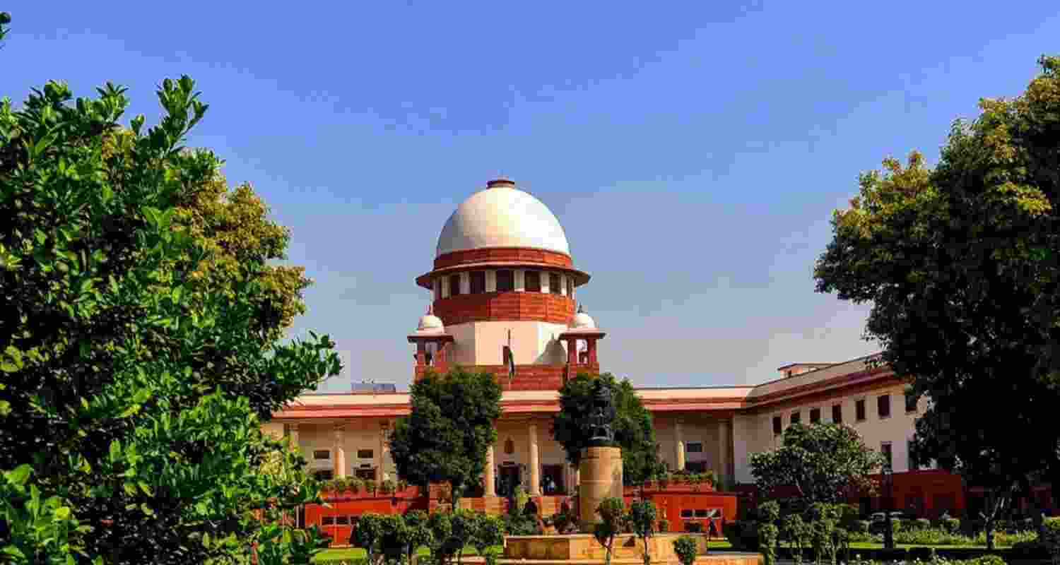 A view of Supreme Court of India.