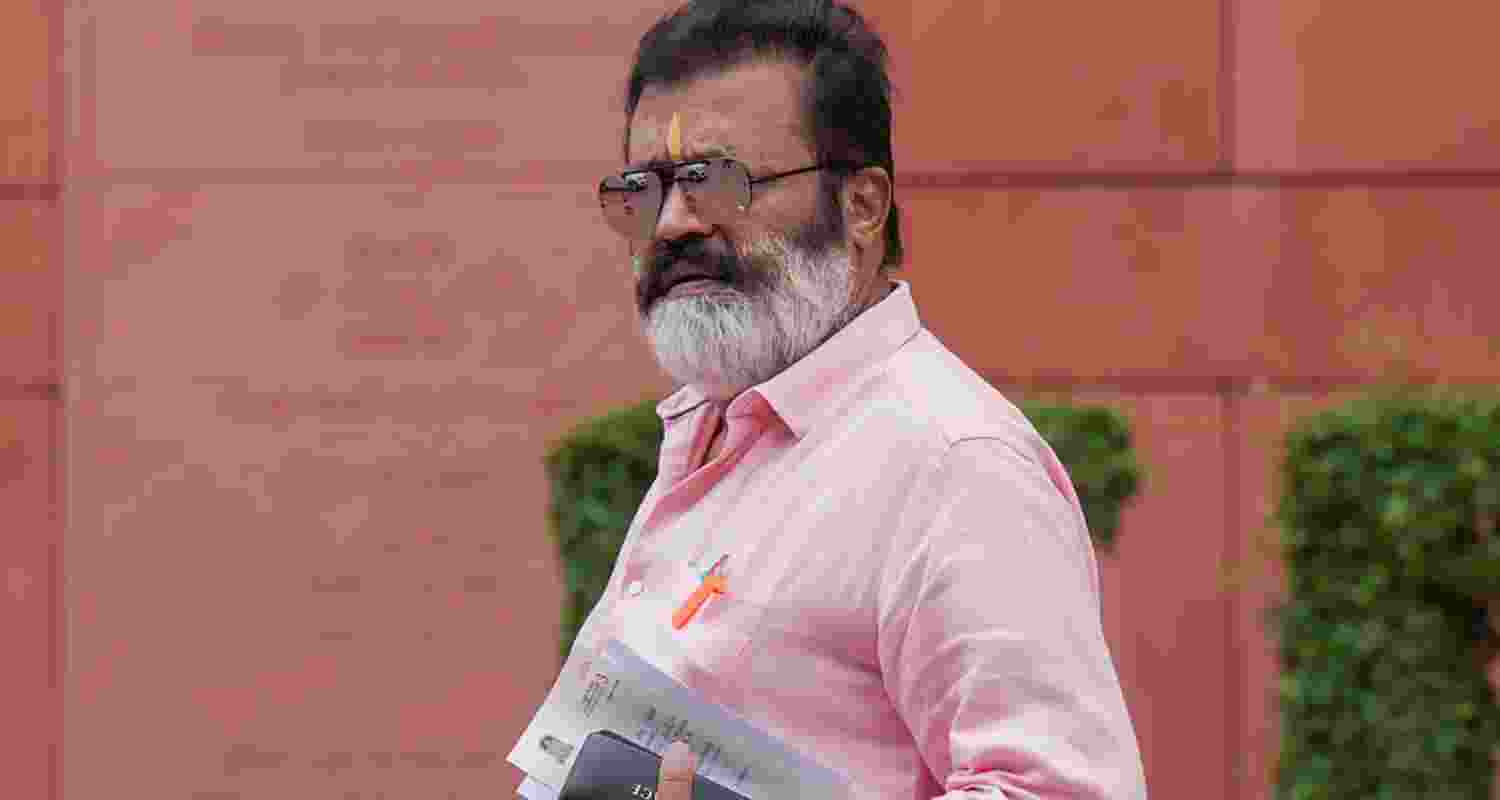 Union Minister of State for Petroleum and Natural Gas Suresh Gopi. 
