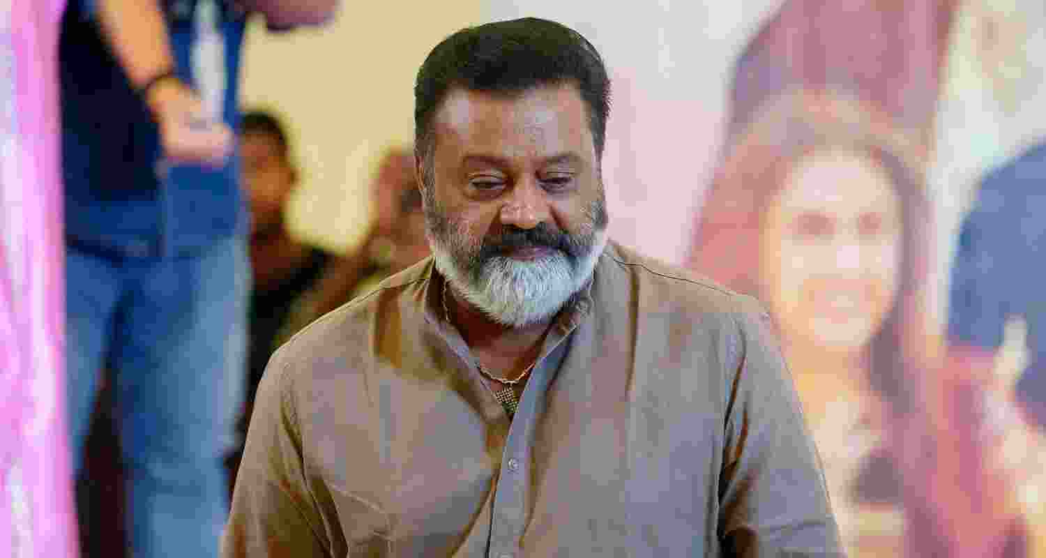 Union Minister Suresh Gopi. Image via X.