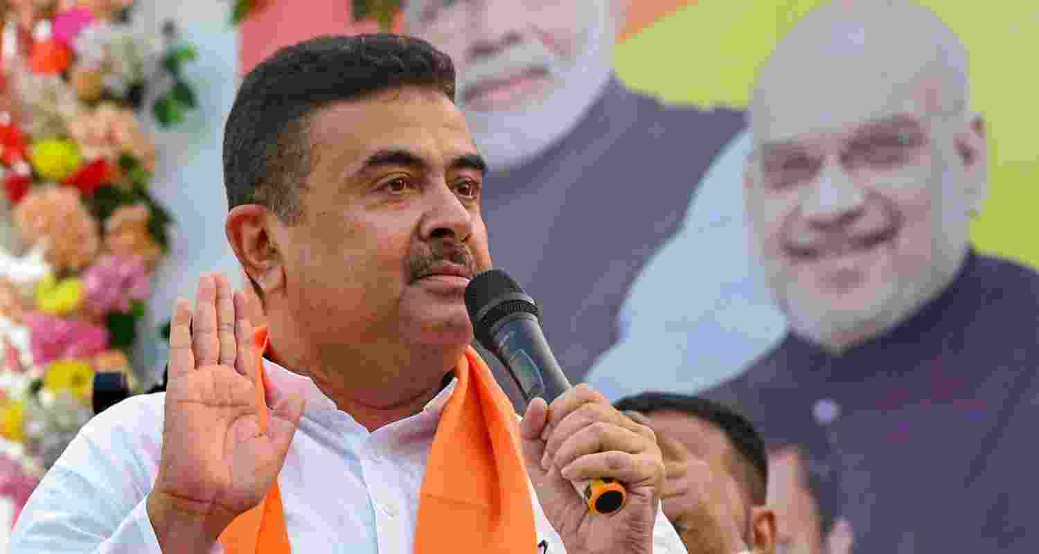 Suvendu to EC: Ensure Rohingya-free Bengal's voters' list Suvendu to EC: Ensure Rohingya-free Bengal's voters' list