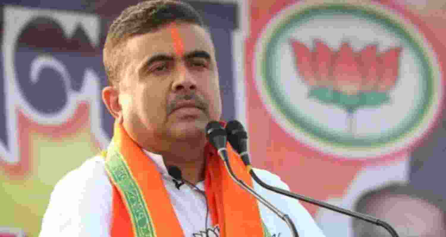 West Bengal BJP leader Suvendu Adhikari - file image.