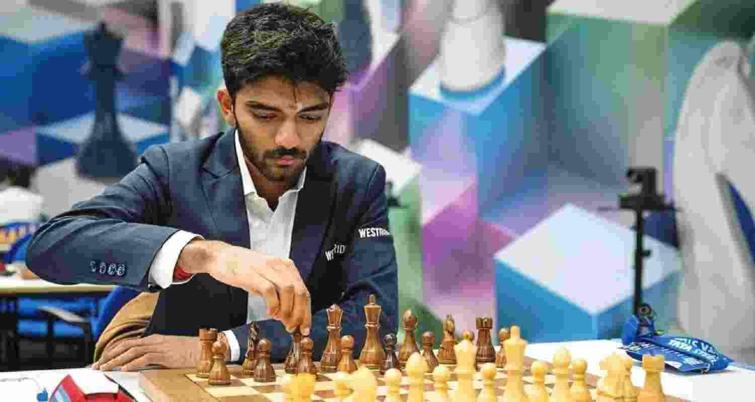 Indian Grandmaster D Gukesh.