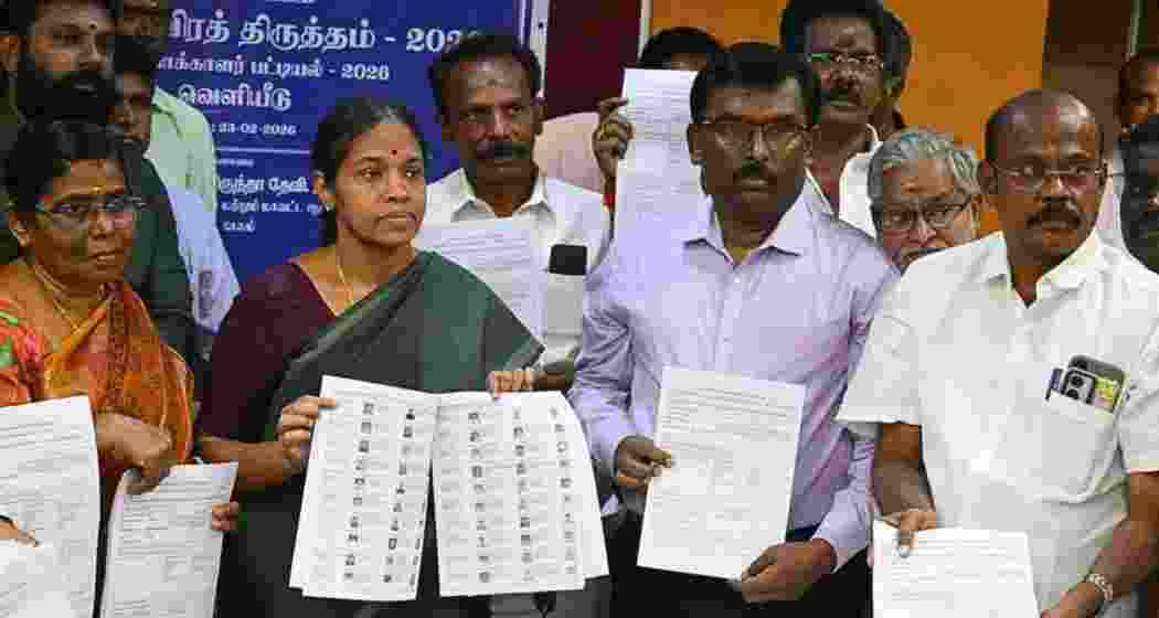 Salem District Collector R. Brindha Devi released the final electoral roll in presence of representatives of political parties, following the Special Intensive Revision (SIR) in Salem in Tamil Nadu on Monday.