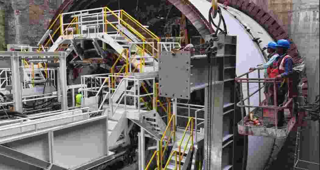 India’s largest rail Tunnel Boring Machine starts excavation from Vikhroli for the Mumbai-Ahmedabad bullet train project (Image: NHSRCL)