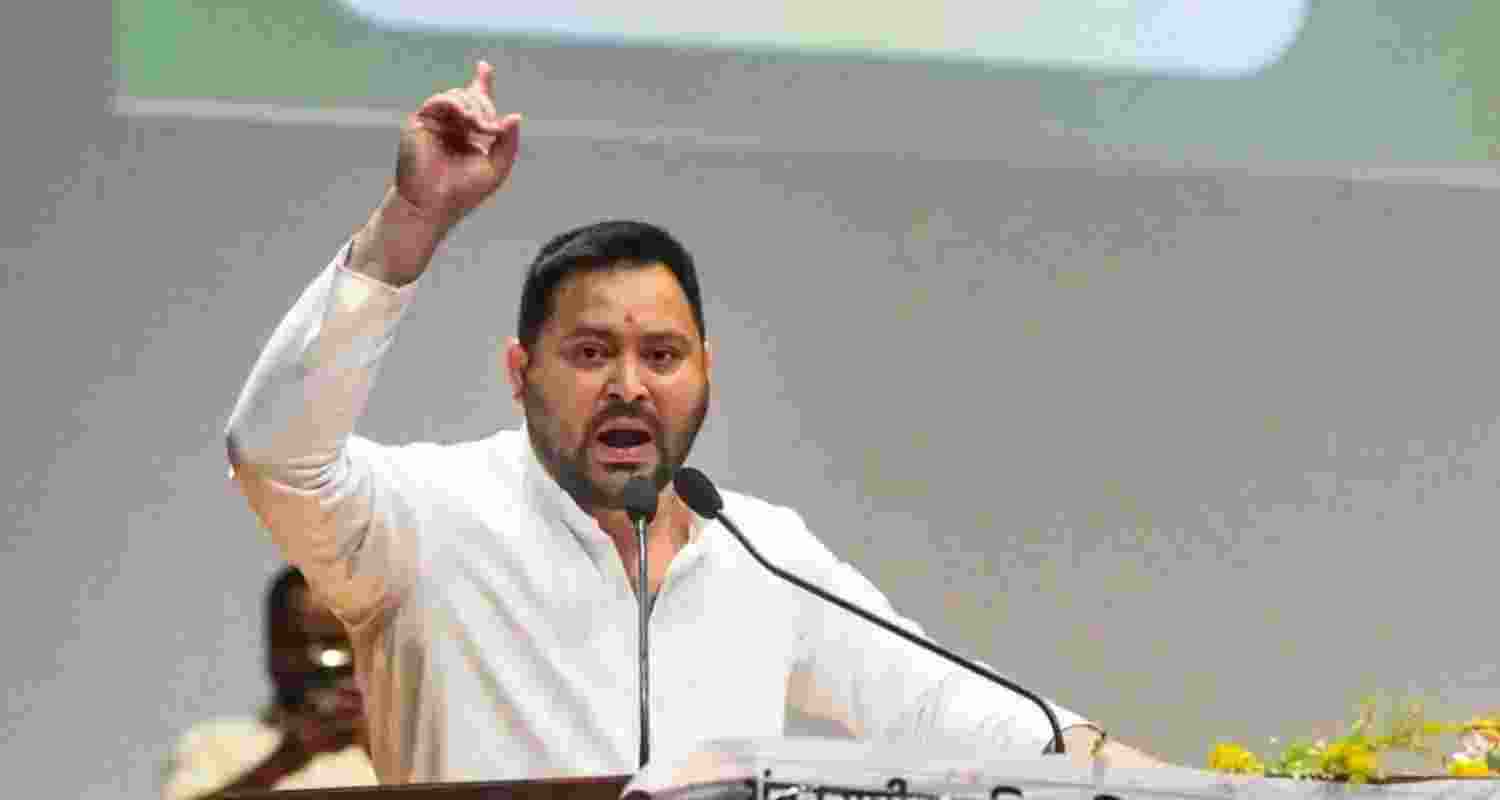 Rashtriya Janata Dal (RJD) leader Tejashwi Yadav.