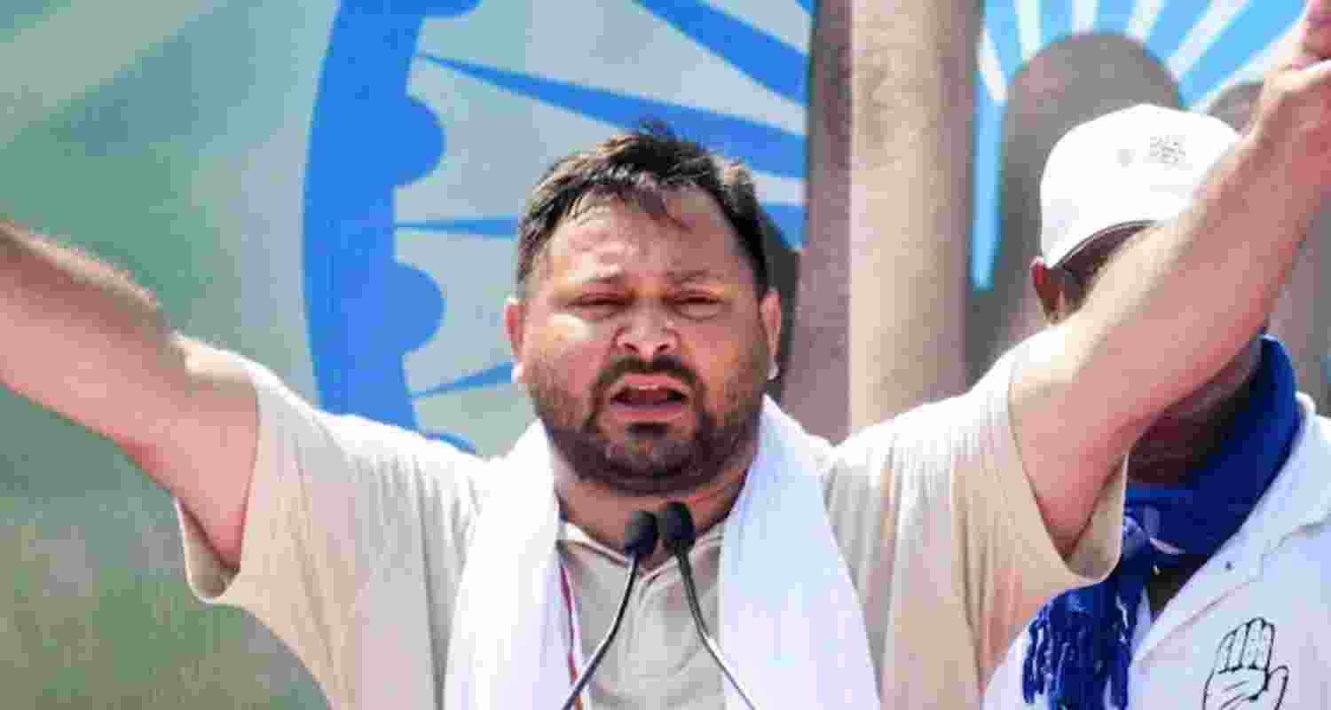 RJD leader Tejashwi Yadav, addressing a press conference in Patna, announced two more poll promises today.