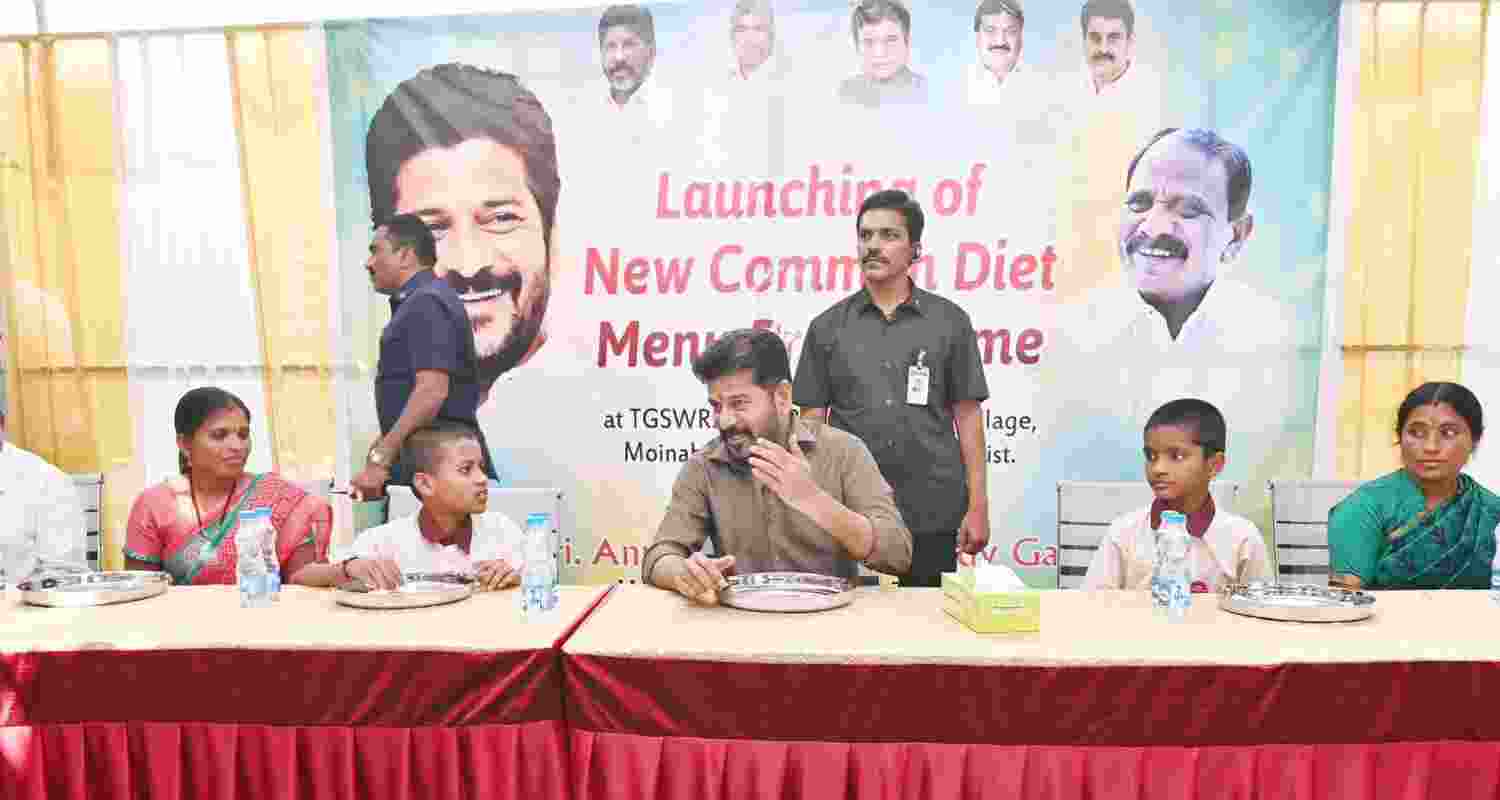 Telangana CM boosts welfare schools' diet budget by 40 pc