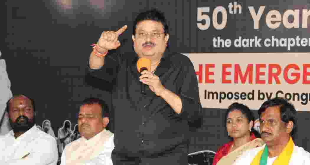 Senior BJP leader N Ramchander Rao. (File photo)