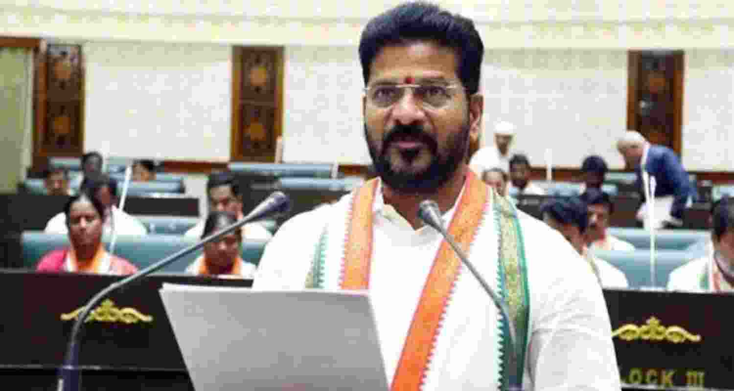 Telangana Chief Minister A Revanth Reddy - file image. 