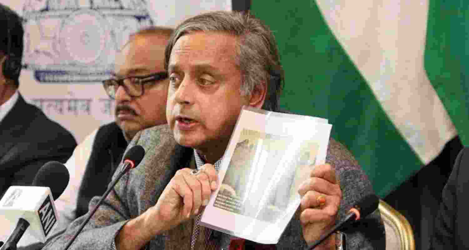 A file photo of Congress MP Shashi Tharoor.