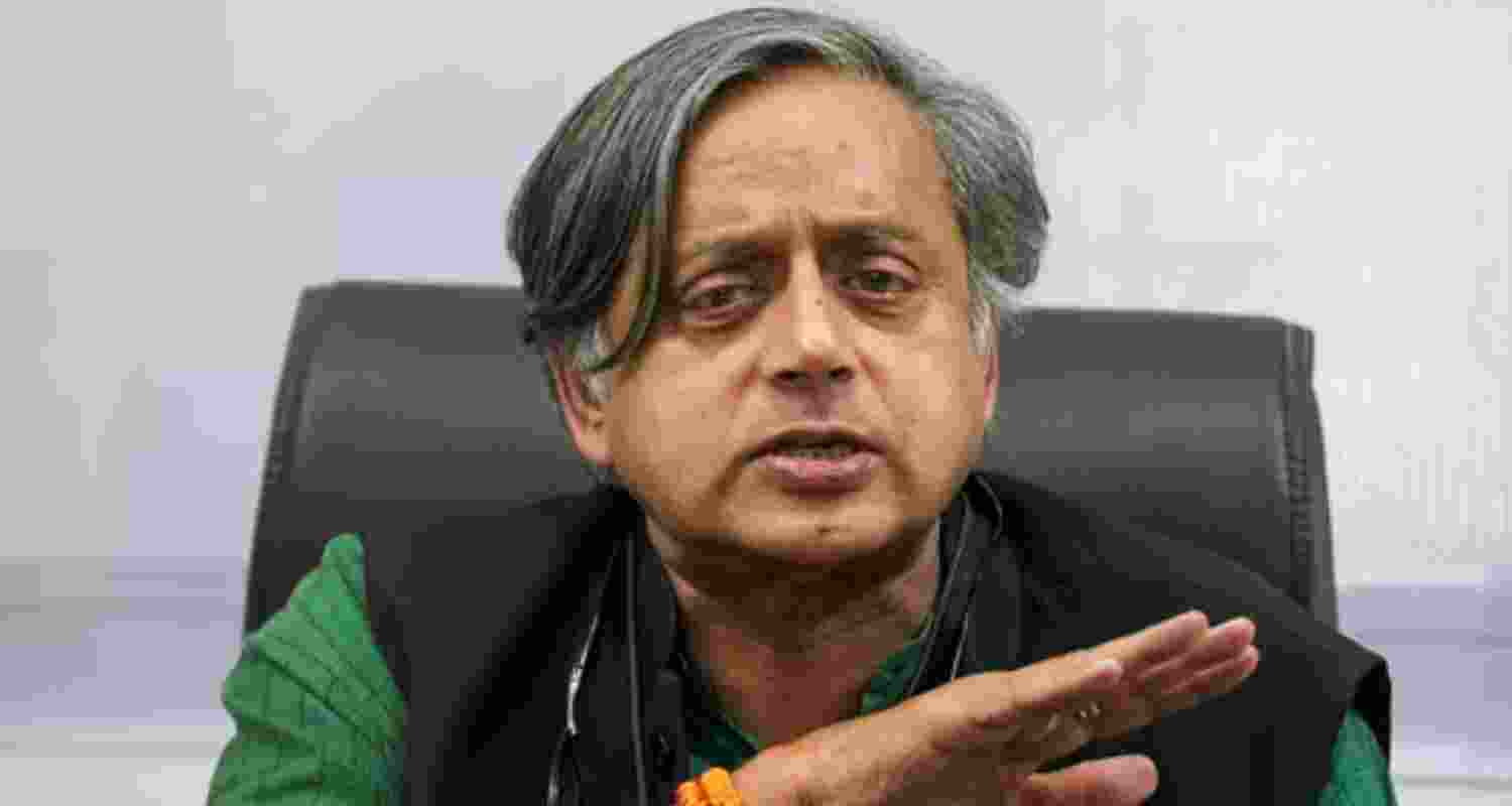 Senior Congress leader and Thiruvananthapuram MP Shashi Tharoor - file image.