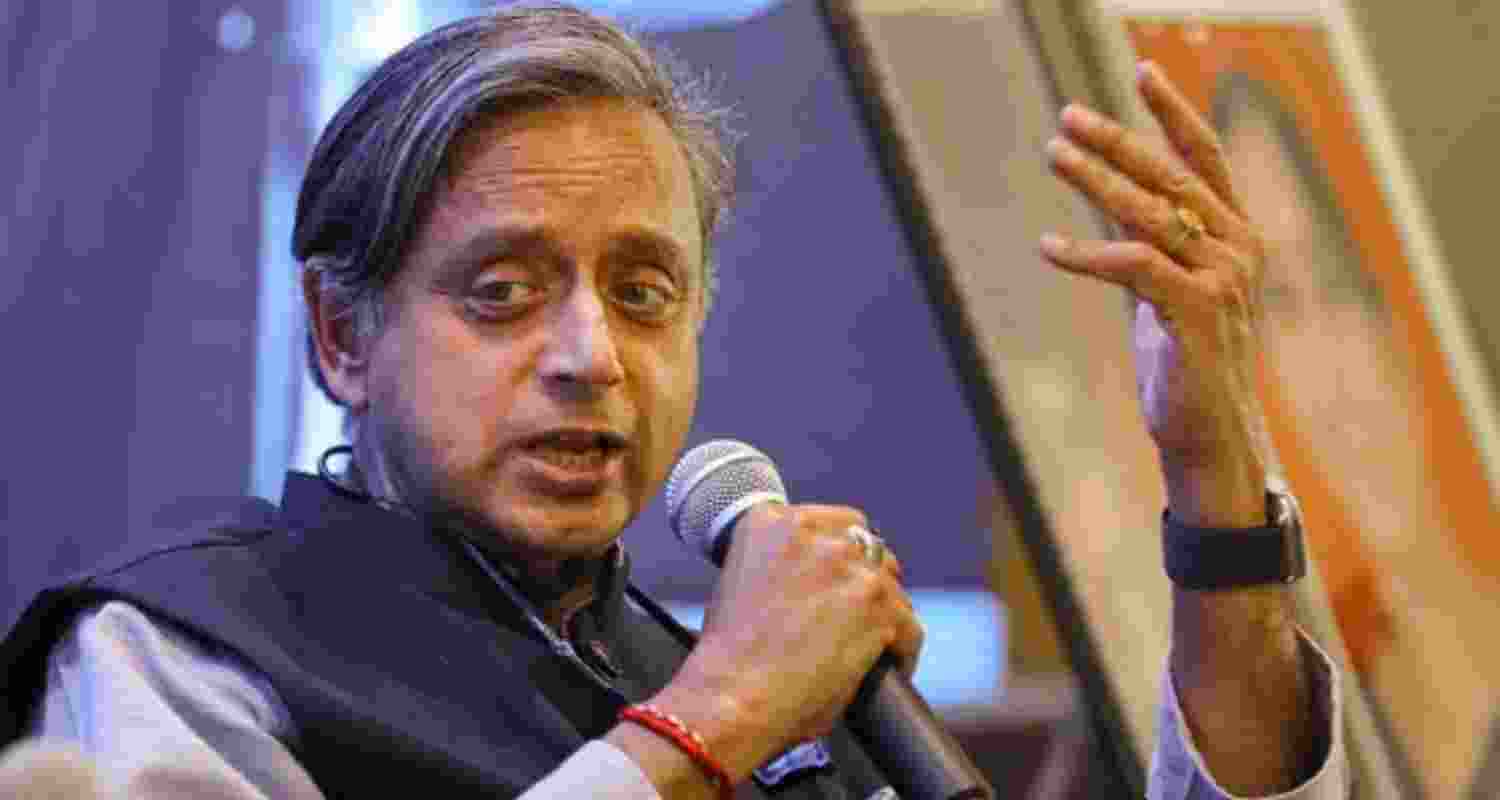 Congress leader Shashi Tharoor - file image.