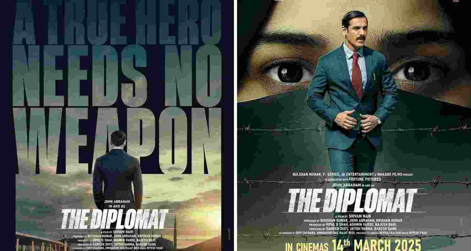 Posters of John Abraham's upcoming film 'The Diplomat'