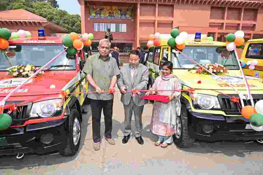 India gifts 101 vehicles to aid Nepal's health and education