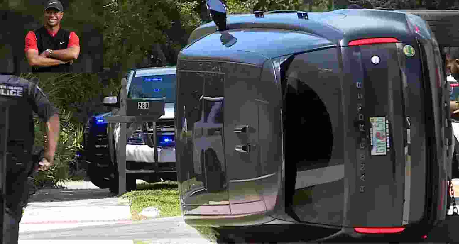 Tiger Woods arrested in Florida on DUI suspicion after crash; no alcohol found, police suspect drugs as golfer faces legal trouble ahead of Masters.