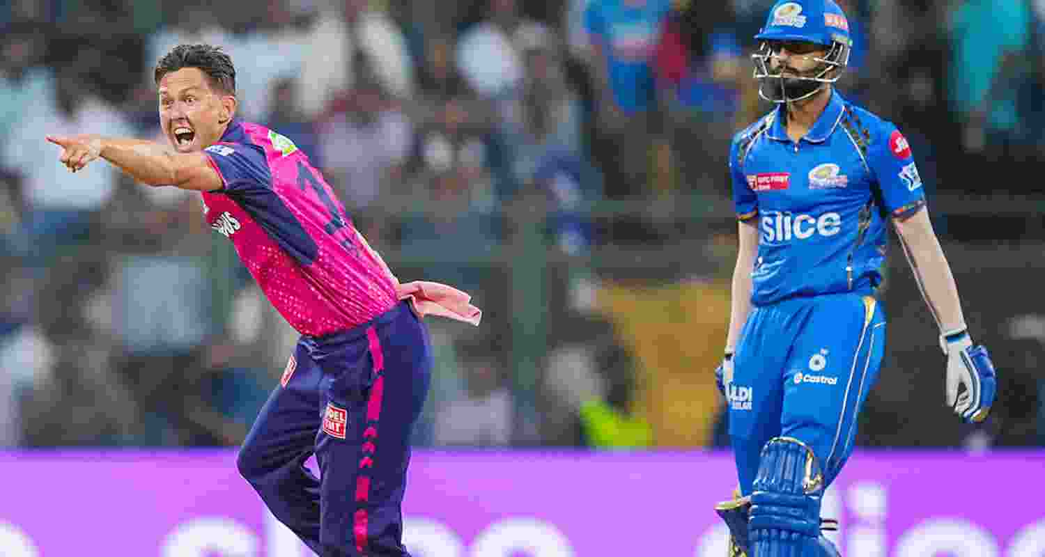 Veteran pacer Trent Boult bowled extremely well to finish with 3/22 and helps RR to beat MI by six wickets