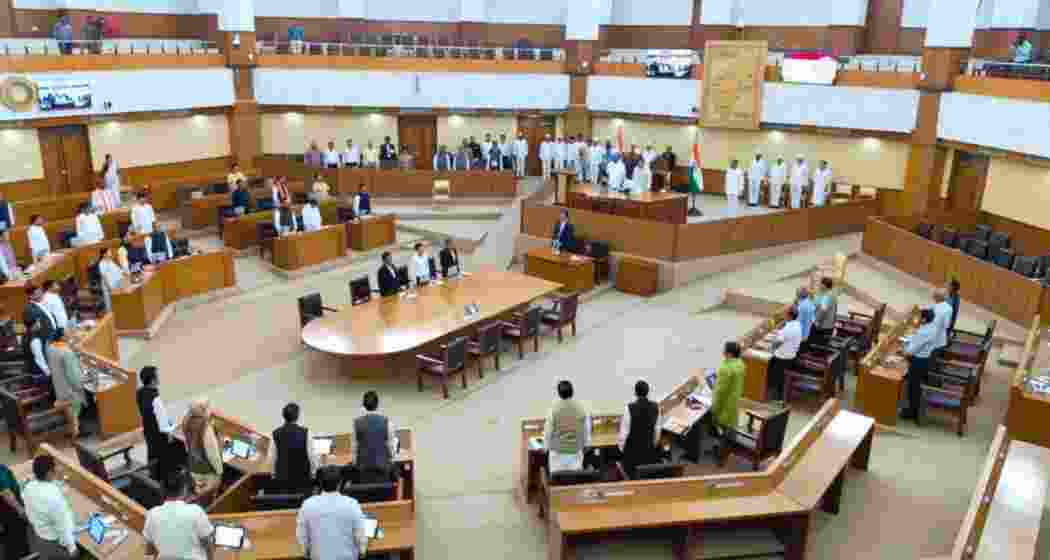 The Tripura Assembly Session underway. 