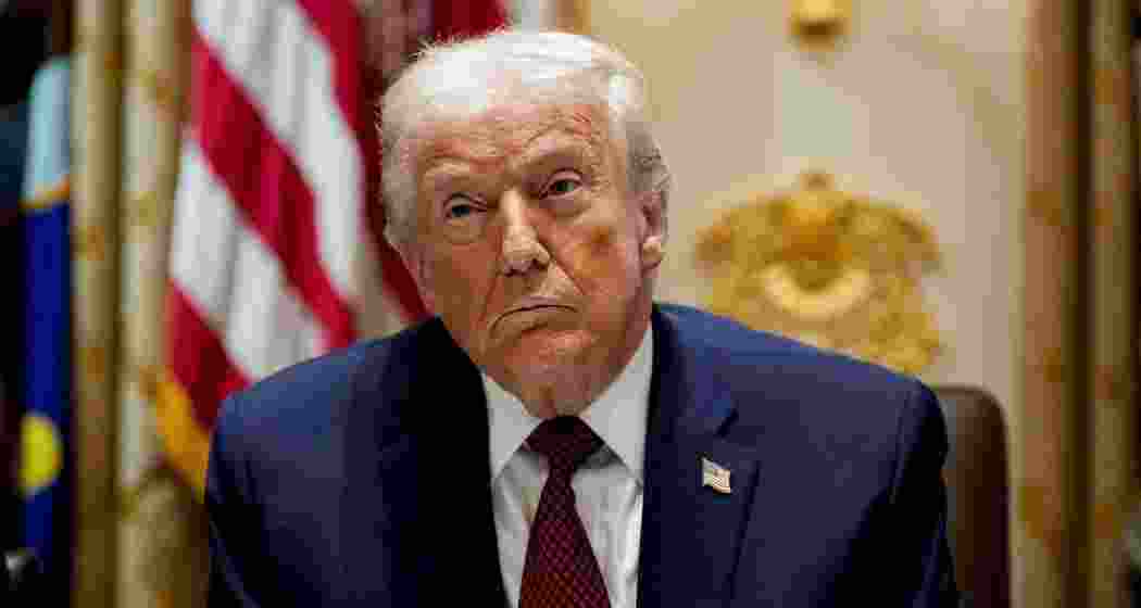 A file photo of US President Donald Trump. 