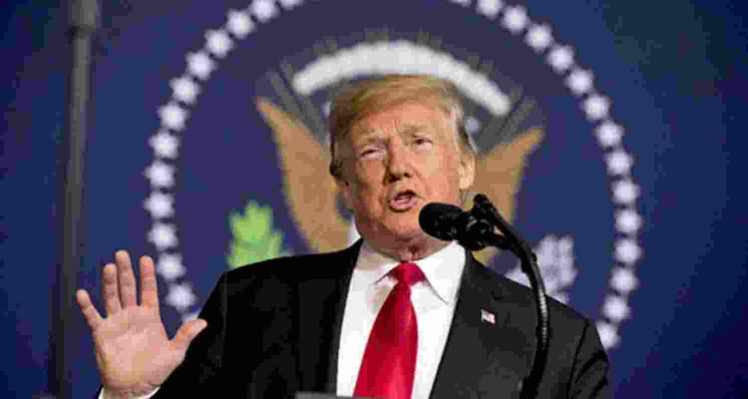 US President Donald Trump - file image.