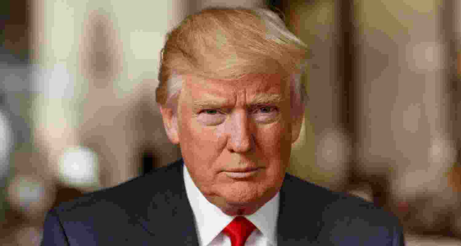US President Donald Trump - file image.