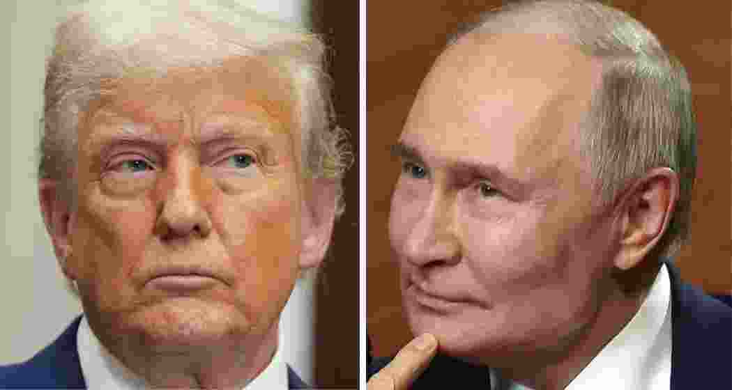 Presidents Donald Trump and Vladimir Putin. (File photo)
