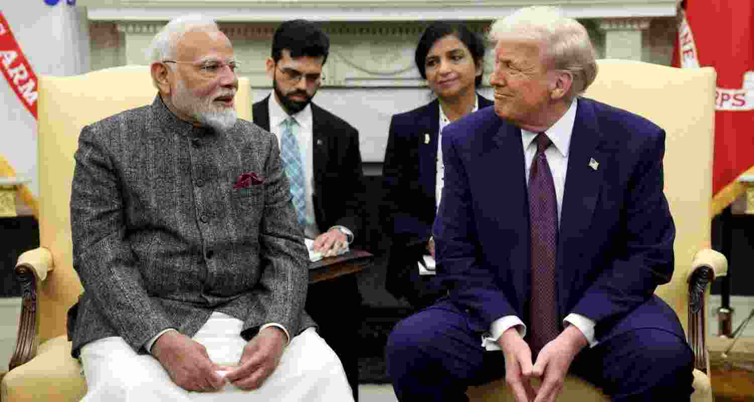 PM Narendra Modi spoke with Donald Trump on the Gaza peace plan and trade negotiations.