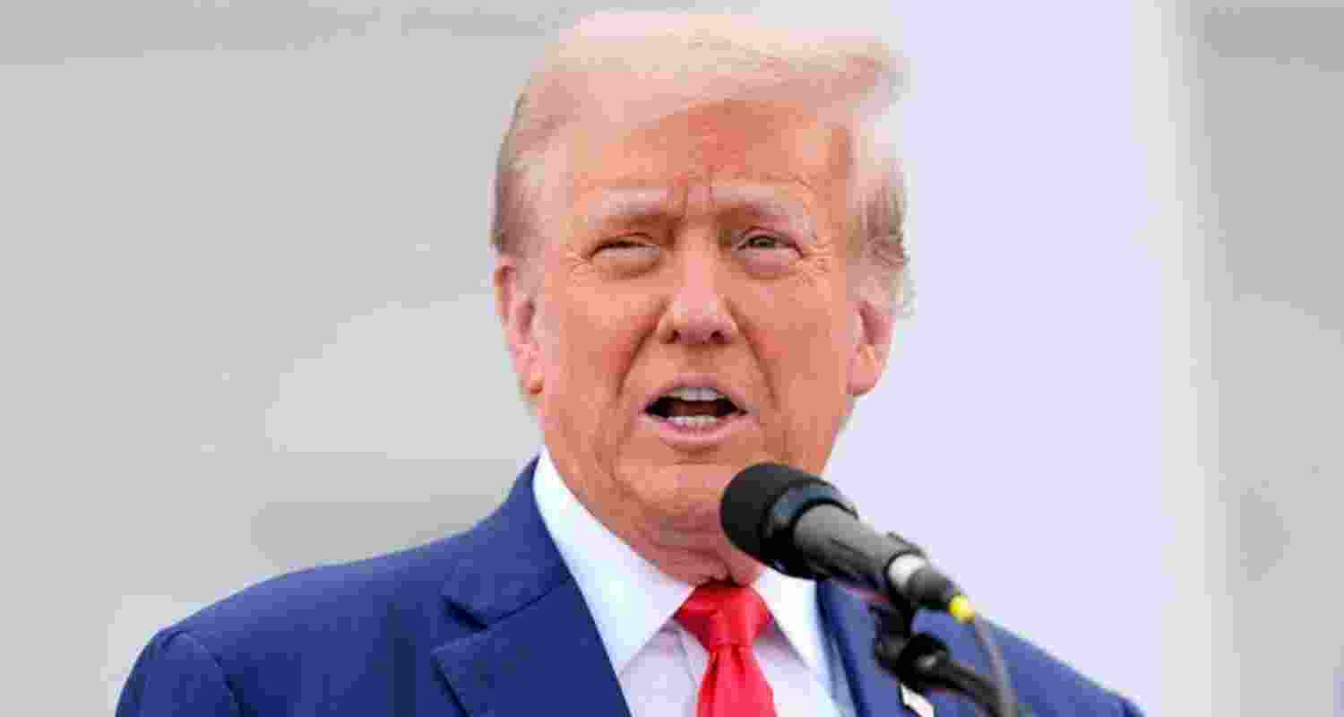 US President Donald Trump - file image.