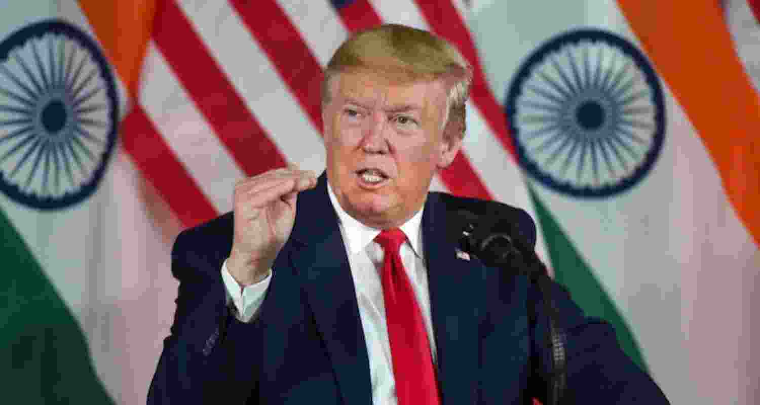 United States President Donald Trump - file image.