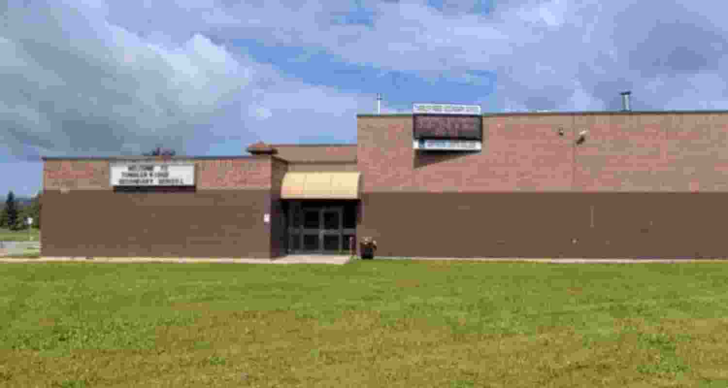 Tumbler Ridge Secondary School, where the incident took place.