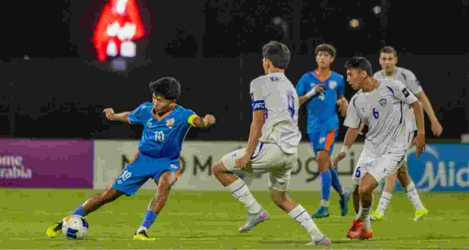 India were routed 0-3 by Uzbekistan in their second group match of the AFC U-17 Asian Cup.
