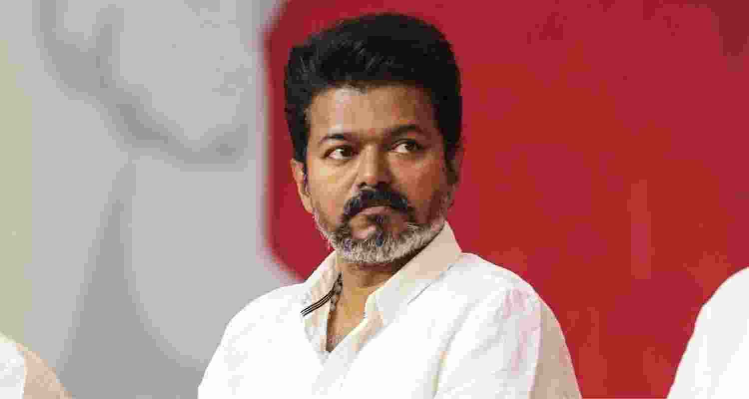 TVK (Tamilaga Vettri Kazhagam) chief Vijay - file image.