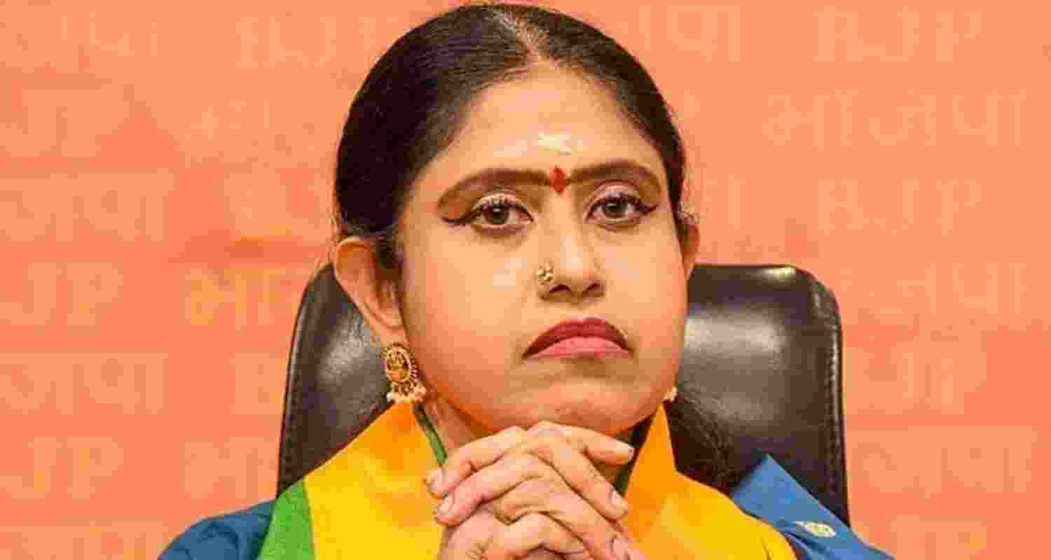 Former Bharatiya Janata Party leader S Vijayadharani.