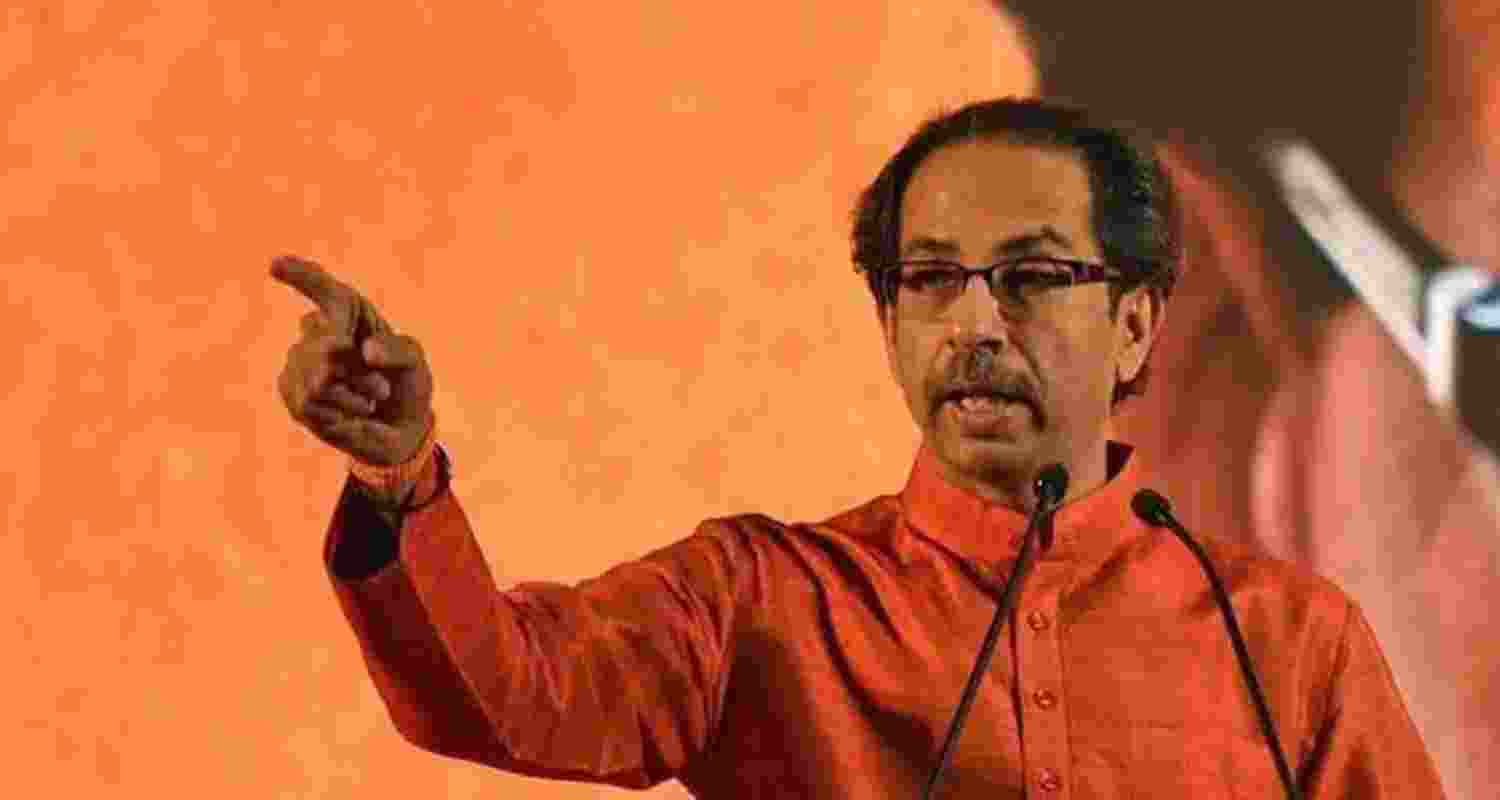 Shiv Sena (UBT) chief Uddhav Thackeray. Image: X Shiv Sena (UBT) chief Uddhav Thackeray. Image: X