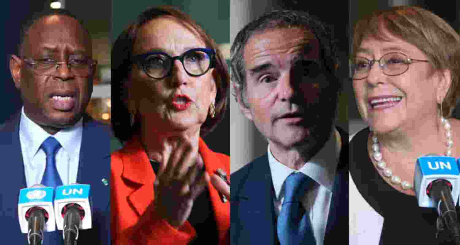 Michelle Bachelet of Chile, Rafael Grossi of Argentina, Rebeca Grynspan of Costa Rica, and Senegal's Macky Sall laid out their competing visions for the future of the United Nations.