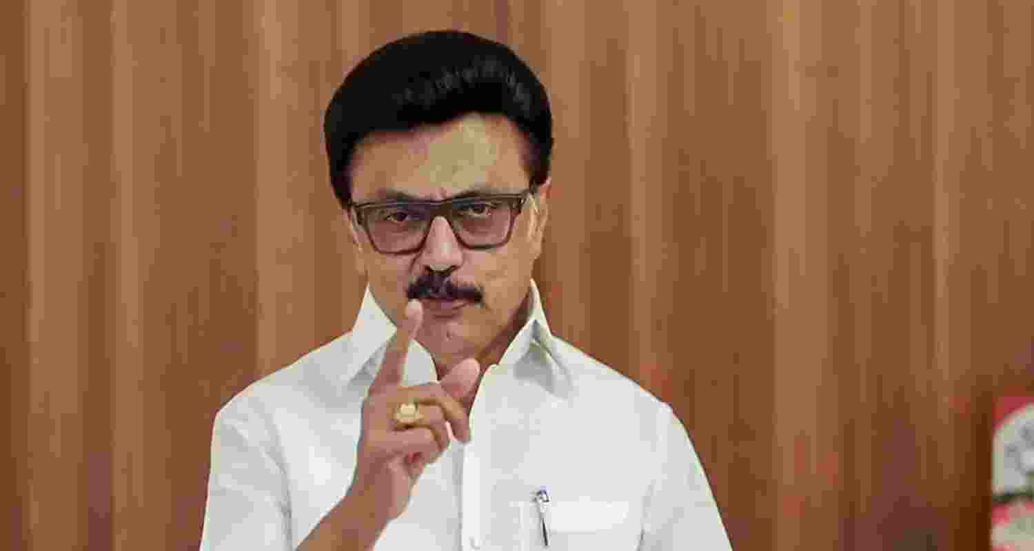 DMK chief and former Tamil Nadu Chief Minister M K Stalin.