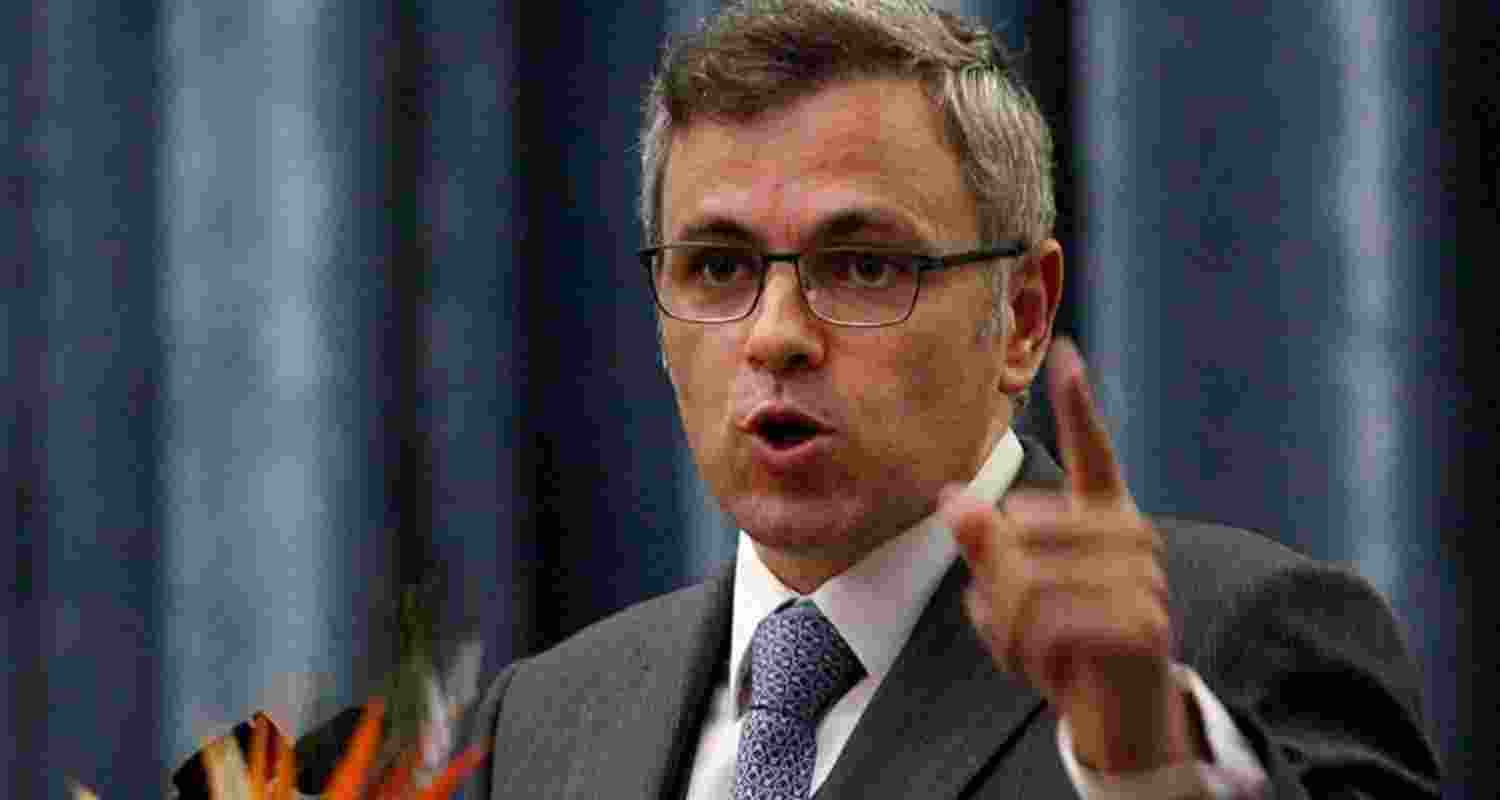 J&K Chief Minister Omar Abdullah file photo.