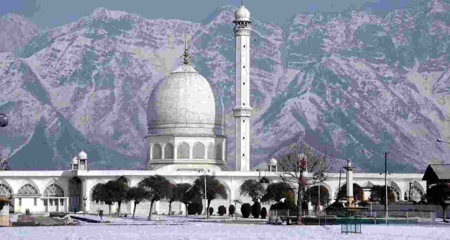 Hazratbal Shrine in Srinagar.