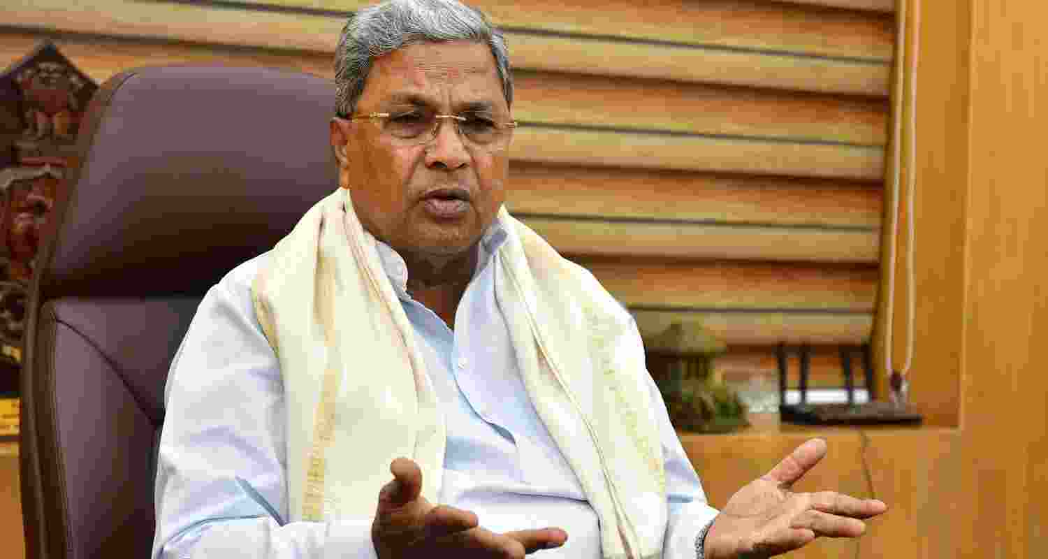 Karnataka CM Siddaramaiah. 