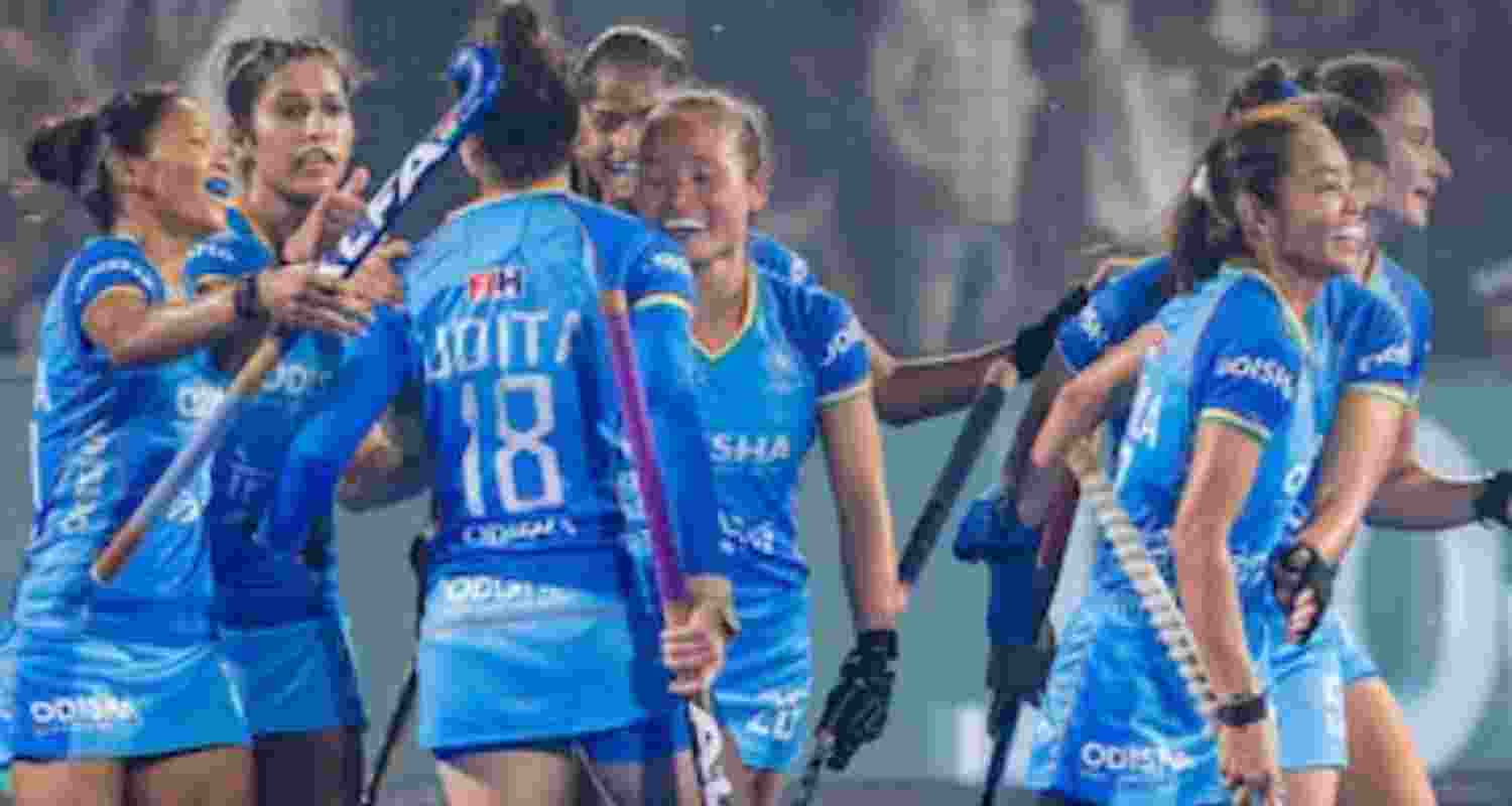 Indian women's hockey team. Image: X.