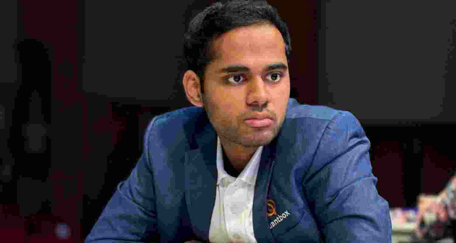 India Grandmaster Arjun Erigaisi. Image:X.
