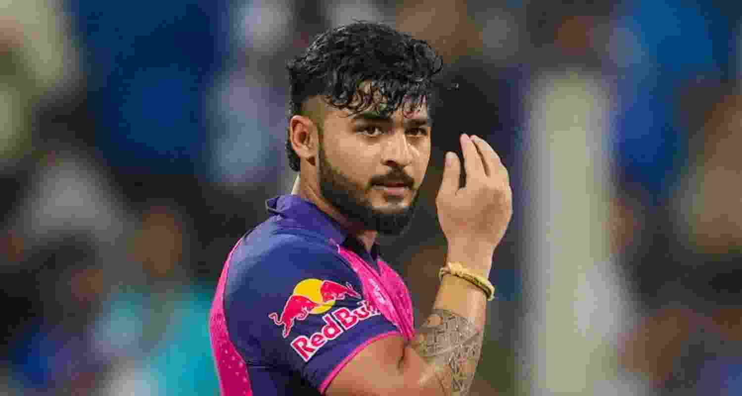 Cricketer Riyan Parag.