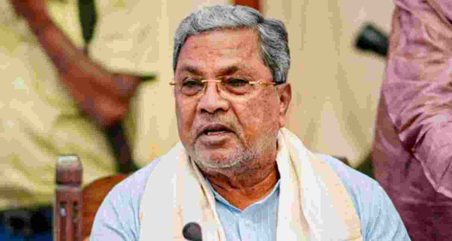Karnataka CM Siddaramaiah. 