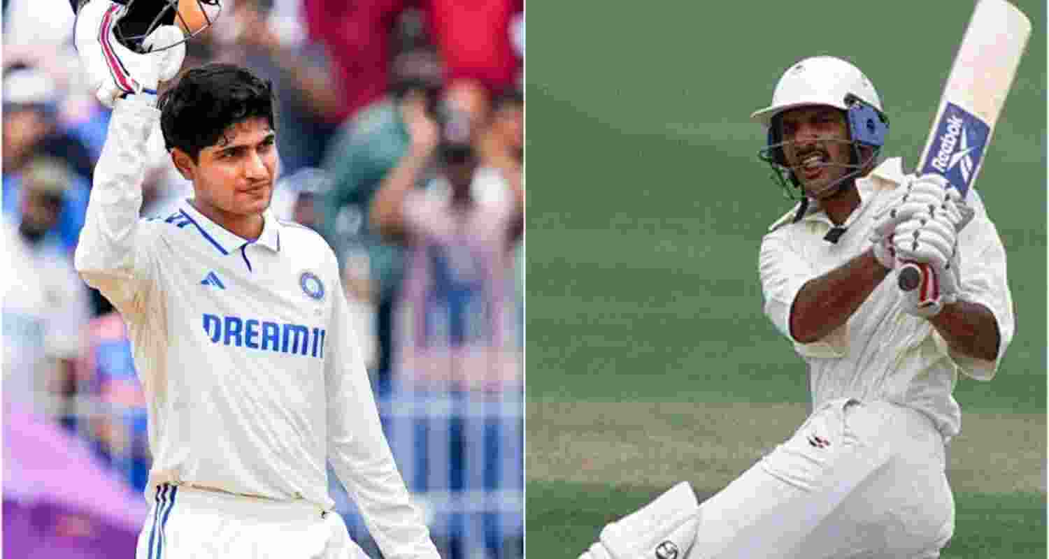 Shubman Gill and  Mohammed Azharuddin. 