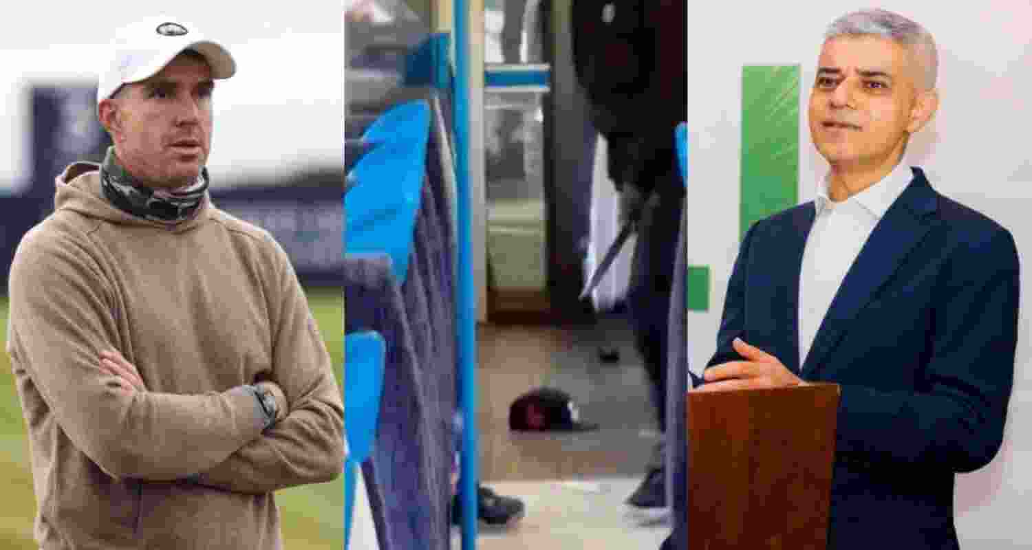 Former England Cricketer Kevin Pieterson, London Mayor Sadiq Khan. Image for representative purpose only.