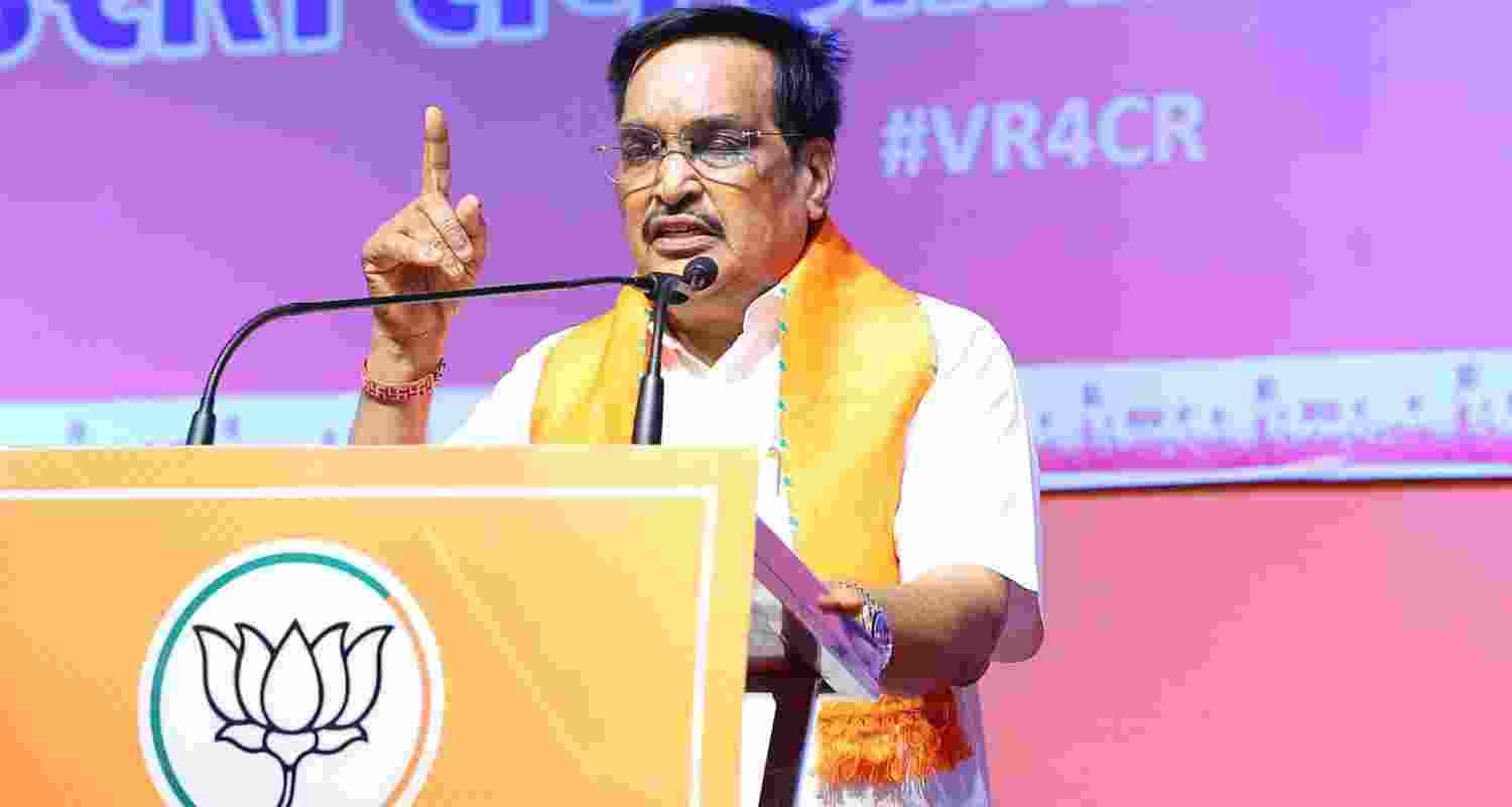 BJP State President Gujarat C R Paatil meets Kshatriya leaders to address their issues regarding Parshottam Rupala's remarks. Image X.