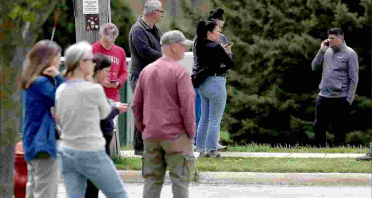 Now the Student Protests in USA turns Violent and 1 Armed Student Gets Killed. Image X.