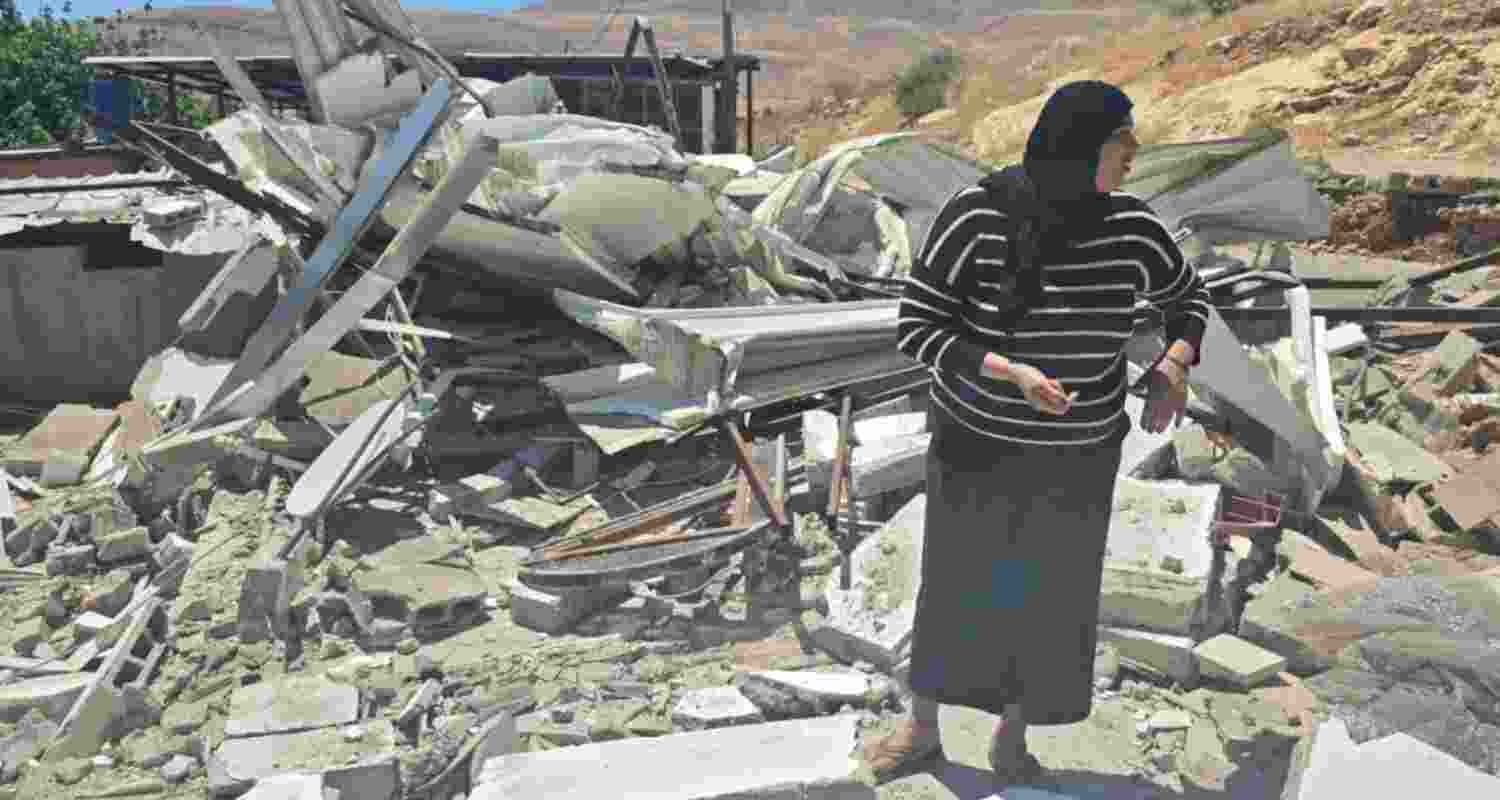 Bulldozer Action Now in Israel Also, Homes of Terrorists Destroyed. Image X.