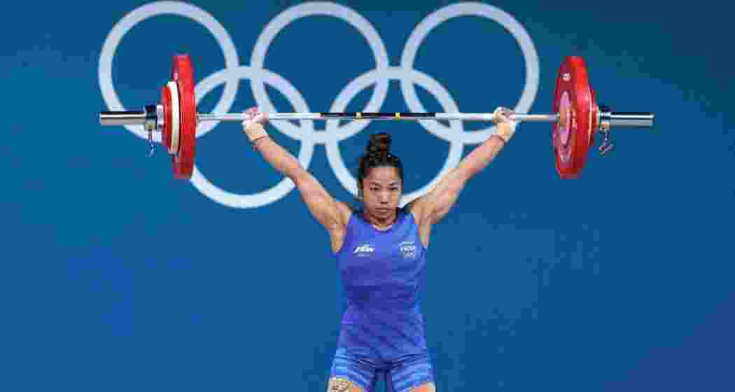 Mirabai Chanu's bid for a second consecutive Olympic medal ended in heartbreak.